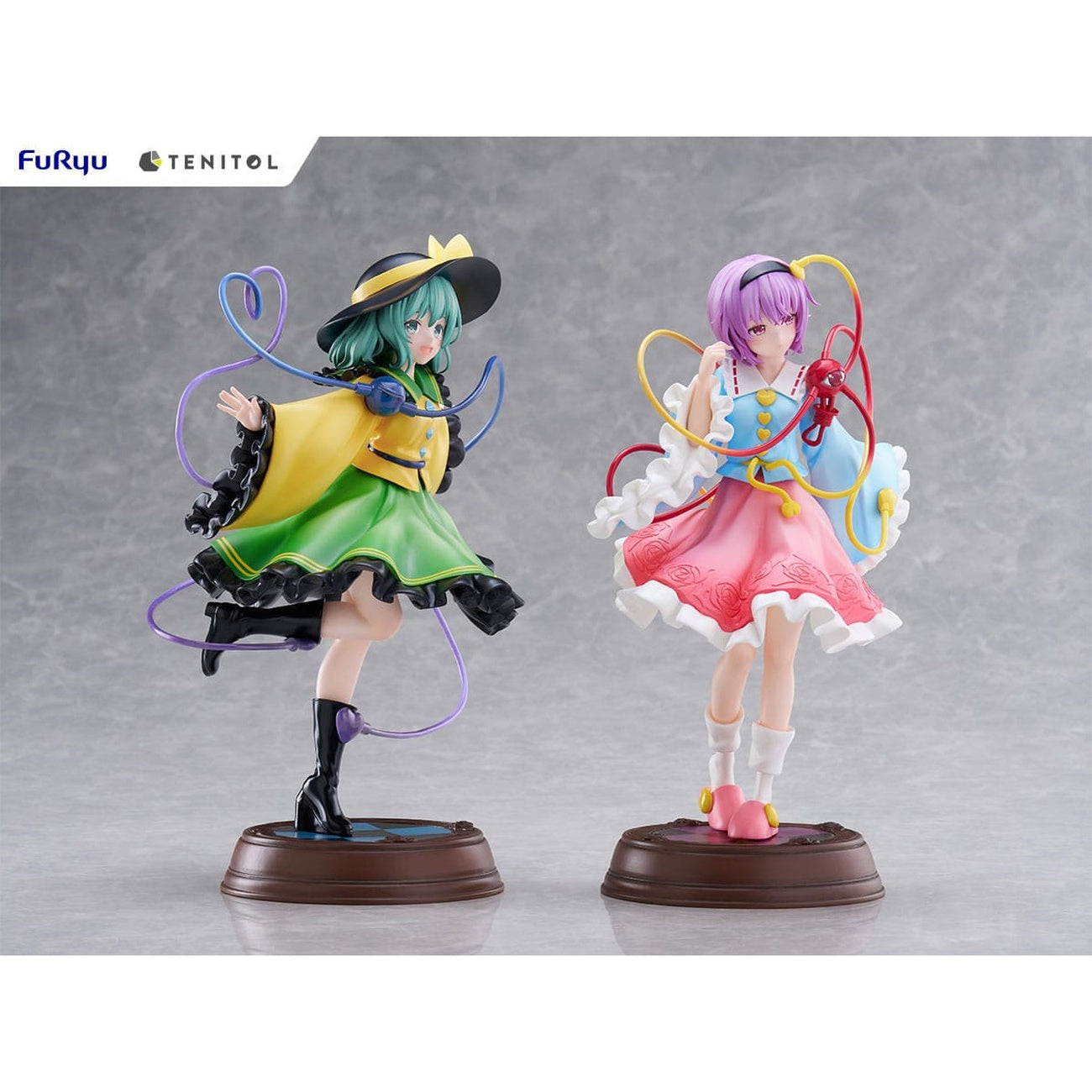 Produktbild Touhou Project Tenitol PVC Statue Koishi Komeiji & Satori Komeiji 22 cm
