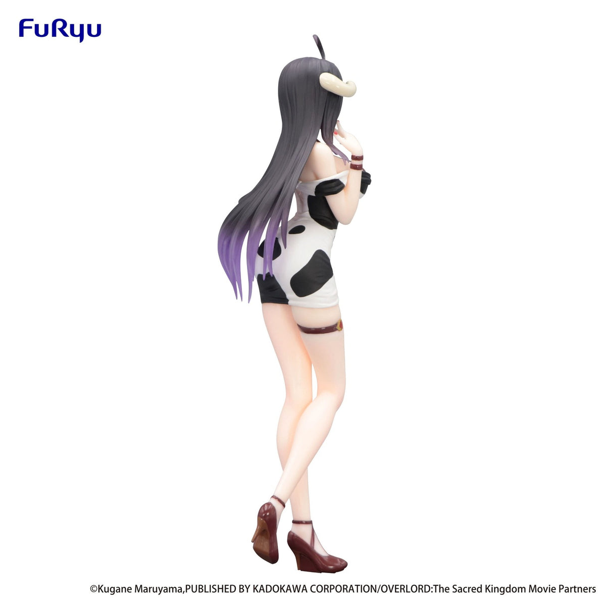 Produktbild Overlord Trio-Try-iT PVC Statue Albedo Mini Dress Cow Pattern Ver. 21 cm