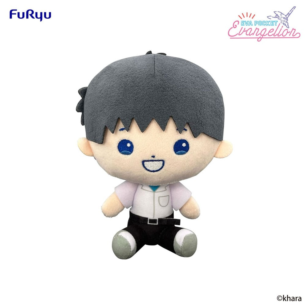Produktbild Neon Genesis Evangelion Eva Pocket Plüschfigur Shinji 17 cm