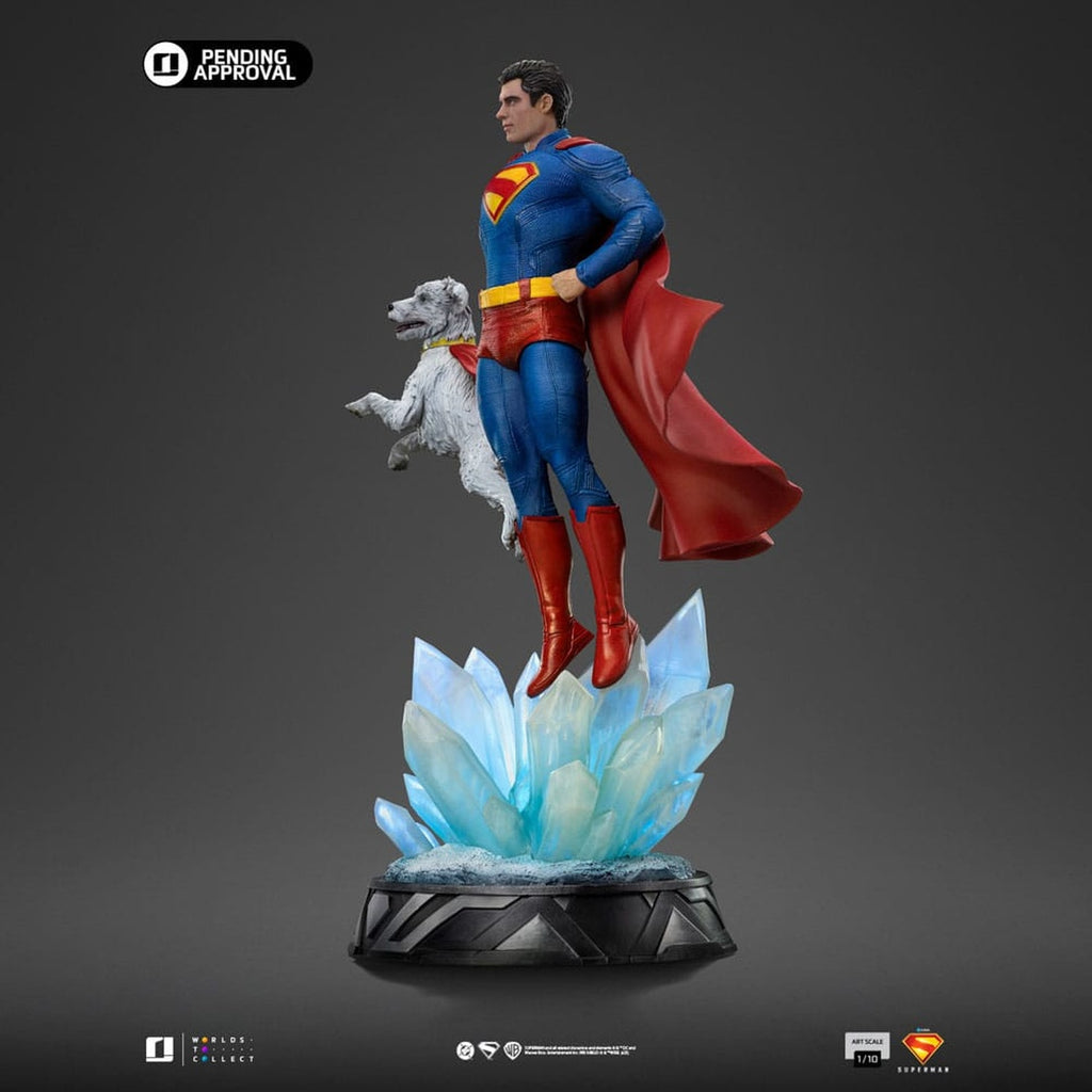 Produktbild Superman Legacy Art Scale Statue 1/10 Superman & Krypto 32 cm