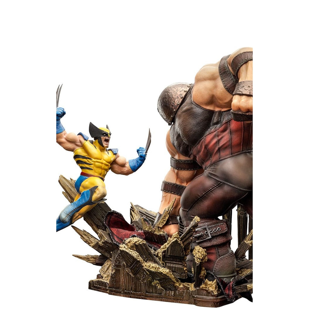 Produktbild Marvel BDS Art Scale Statue 1/10 Wolverine vs Juggernaut heo EU Exclusive 30 cm