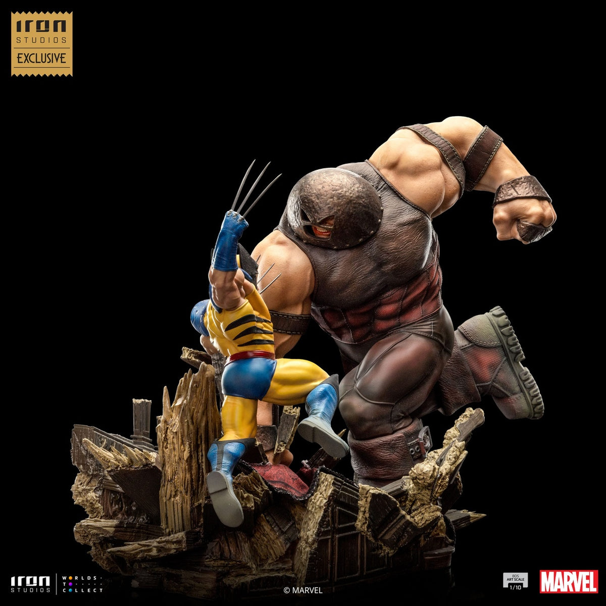Produktbild Marvel BDS Art Scale Statue 1/10 Wolverine vs Juggernaut heo EU Exclusive 30 cm