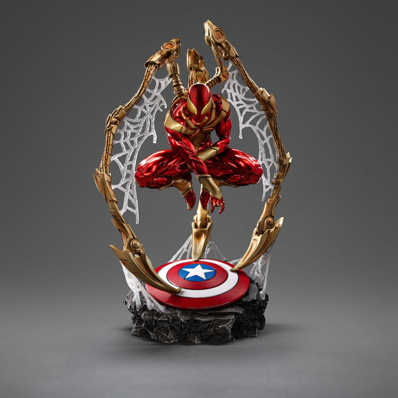 Produktbild Marvel Art Scale Deluxe Statue 1/10 Spider-man Iron Armor Comics (CCXP Exclusive 2024) 24 cm