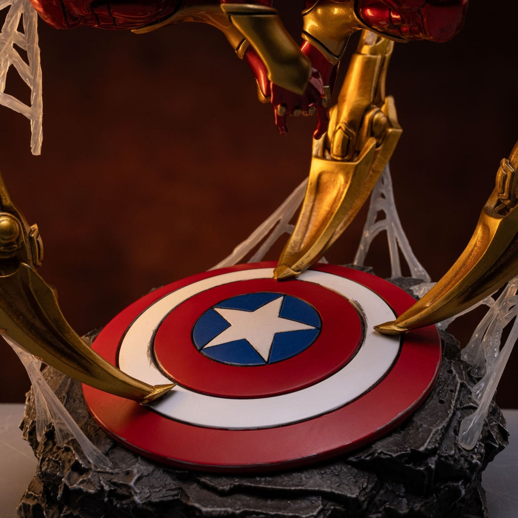 Produktbild Marvel Art Scale Deluxe Statue 1/10 Spider-man Iron Armor Comics (CCXP Exclusive 2024) 24 cm