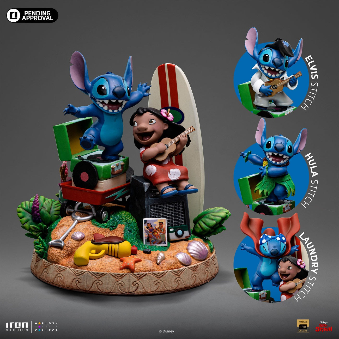 Produktbild Lilo & Stitch Deluxe Art Scale Statue 1/10 Lilo & Stitch 20 cm