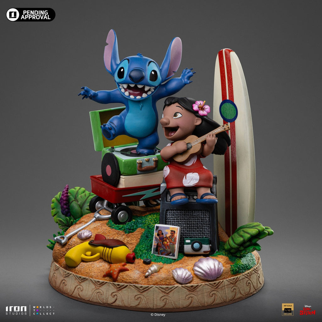 Produktbild Lilo & Stitch Deluxe Art Scale Statue 1/10 Lilo & Stitch 20 cm