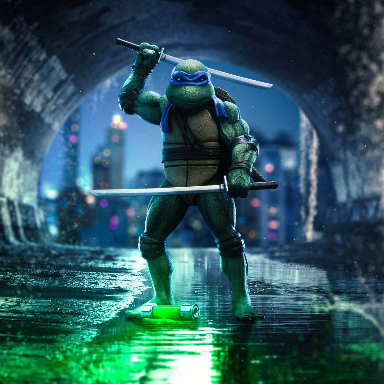 Produktbild Teenage Mutant Ninja Turtles Art Scale Statue 1/10 Leonardo 21 cm