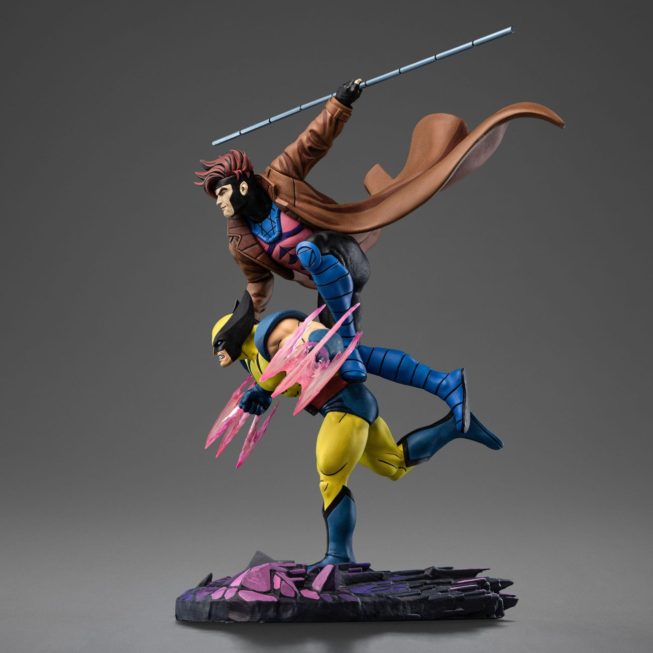 Produktbild Marvel Deluxe Art Scale Statue 1/10 X-Men97 Gambit & Wolverine 29 cm