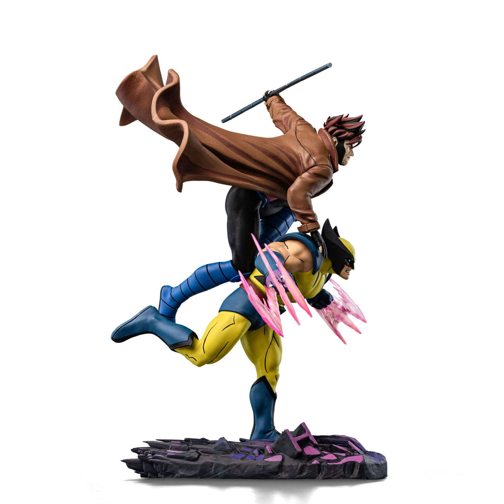 Produktbild Marvel Deluxe Art Scale Statue 1/10 X-Men97 Gambit & Wolverine 29 cm