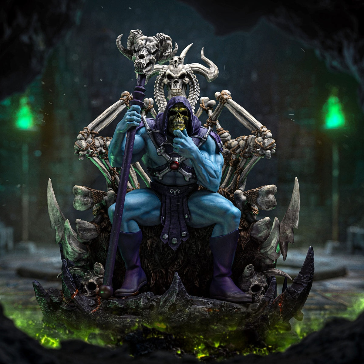 Produktbild Masters of the Universe Prime Scale Statue 1/3 Skeletor 10th Anniversary Ver. 67 cm