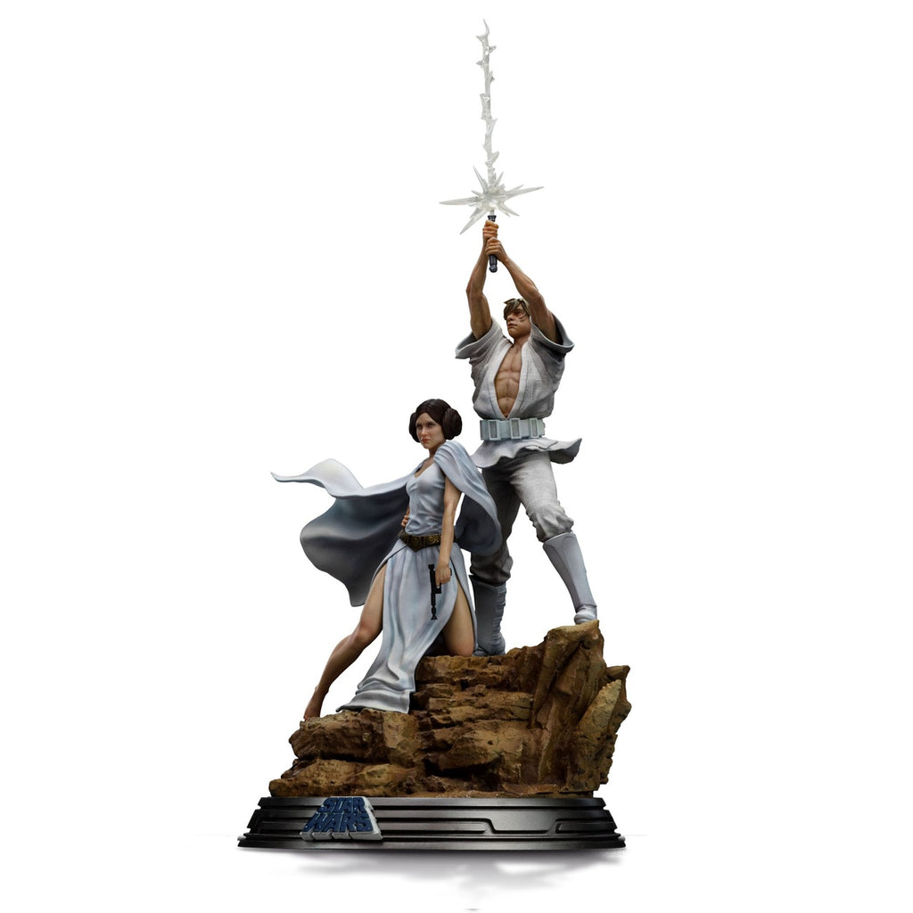 Produktbild Star Wars Deluxe Art Scale Statue 1/10 Luke and Leia 41 cm