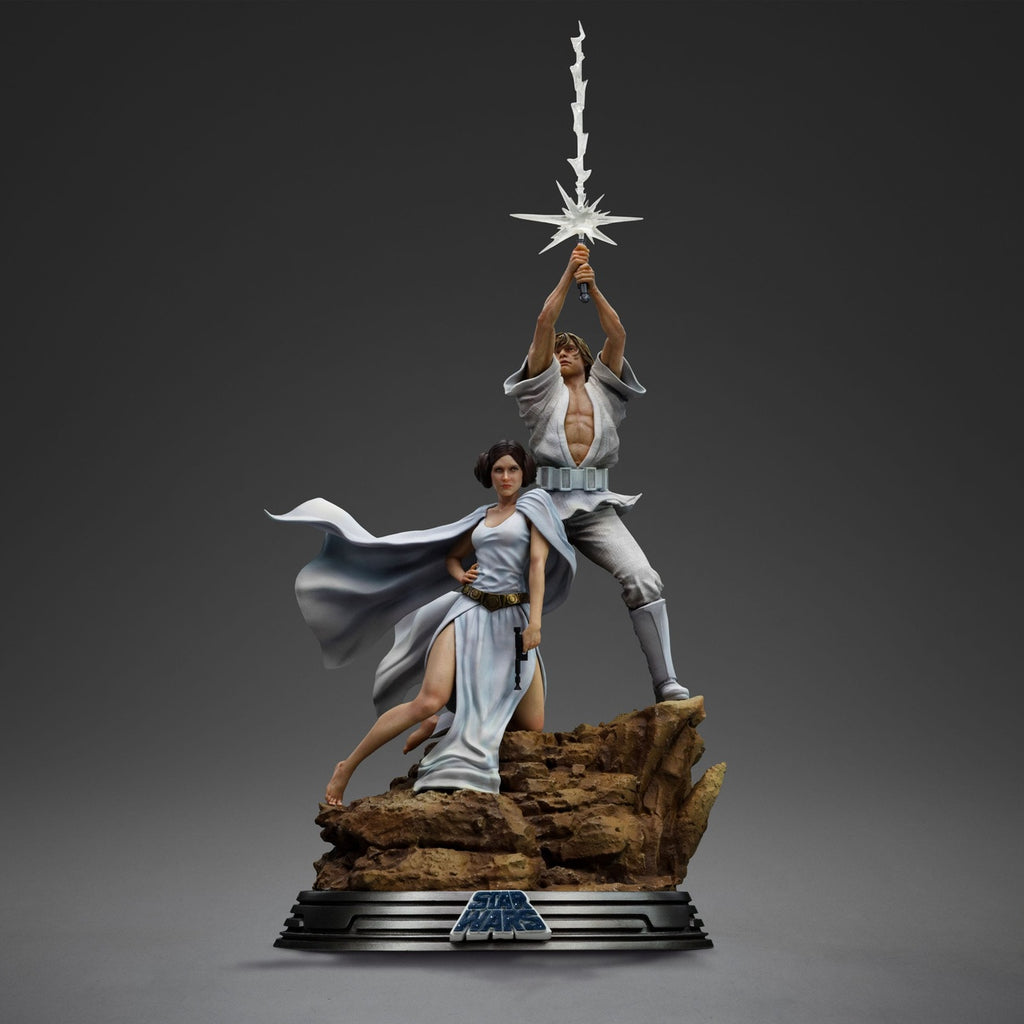 Produktbild Star Wars Deluxe Art Scale Statue 1/10 Luke and Leia 41 cm