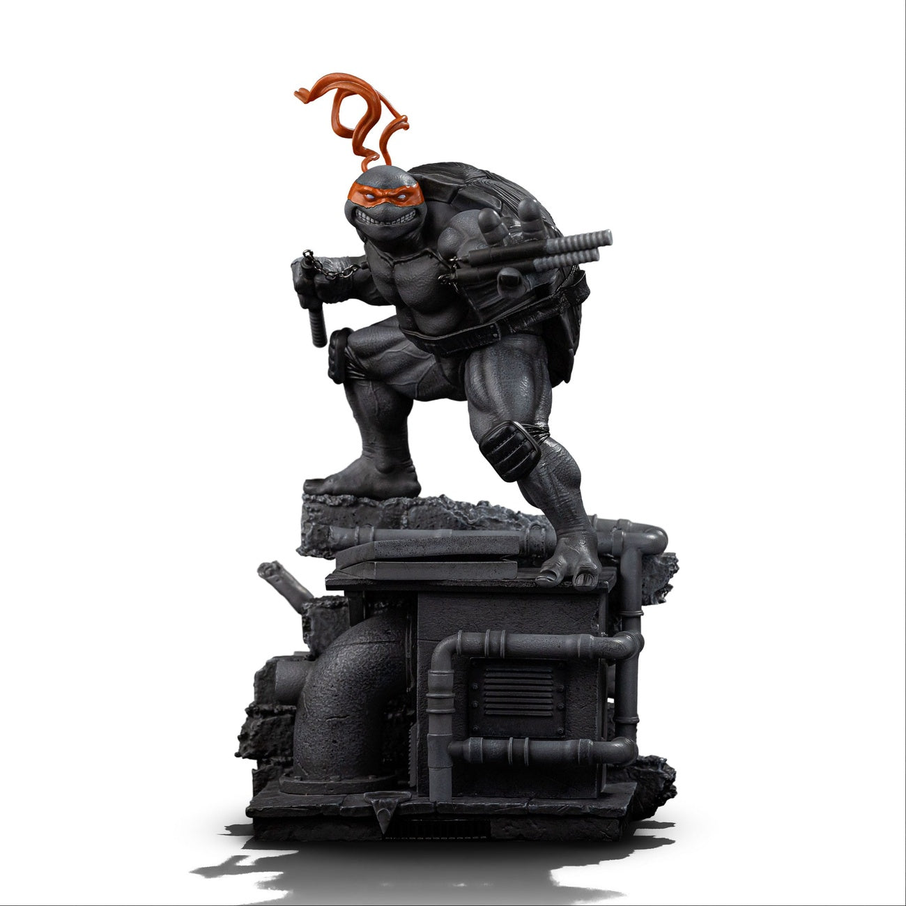 Produktbild Teenage Mutant Ninja Turtles Art Scale Statue 1/10 Michelangelo Black and White Variant 26 cm heo exclusive