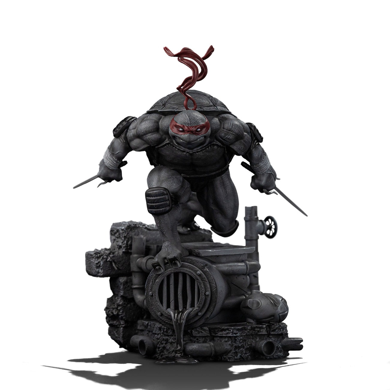 Produktbild Teenage Mutant Ninja Turtles Art Scale Statue 1/10 Raphael Black and White Variant 26 cm heo exclusive