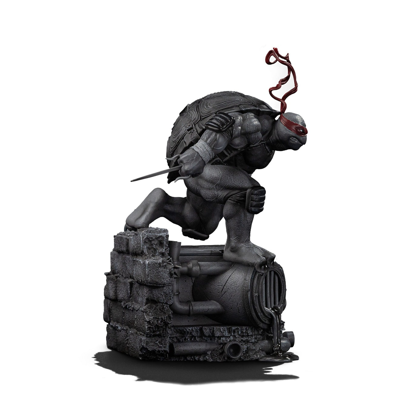 Produktbild Teenage Mutant Ninja Turtles Art Scale Statue 1/10 Raphael Black and White Variant 26 cm heo exclusive