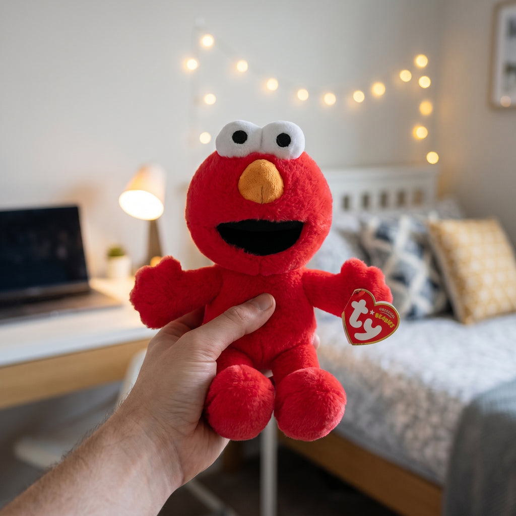 Produktbild Sesamstraße - Elmo Plüschfigur 15 cm