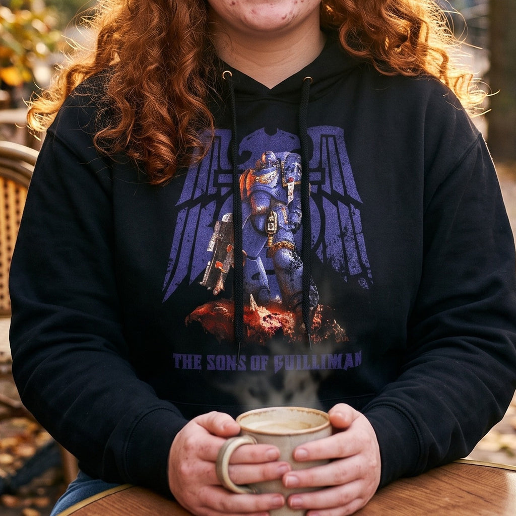 Produktbild Warhammer - Space Marines Hoodie schwarz