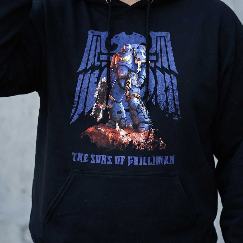 Produktbild Warhammer - Space Marines Hoodie schwarz