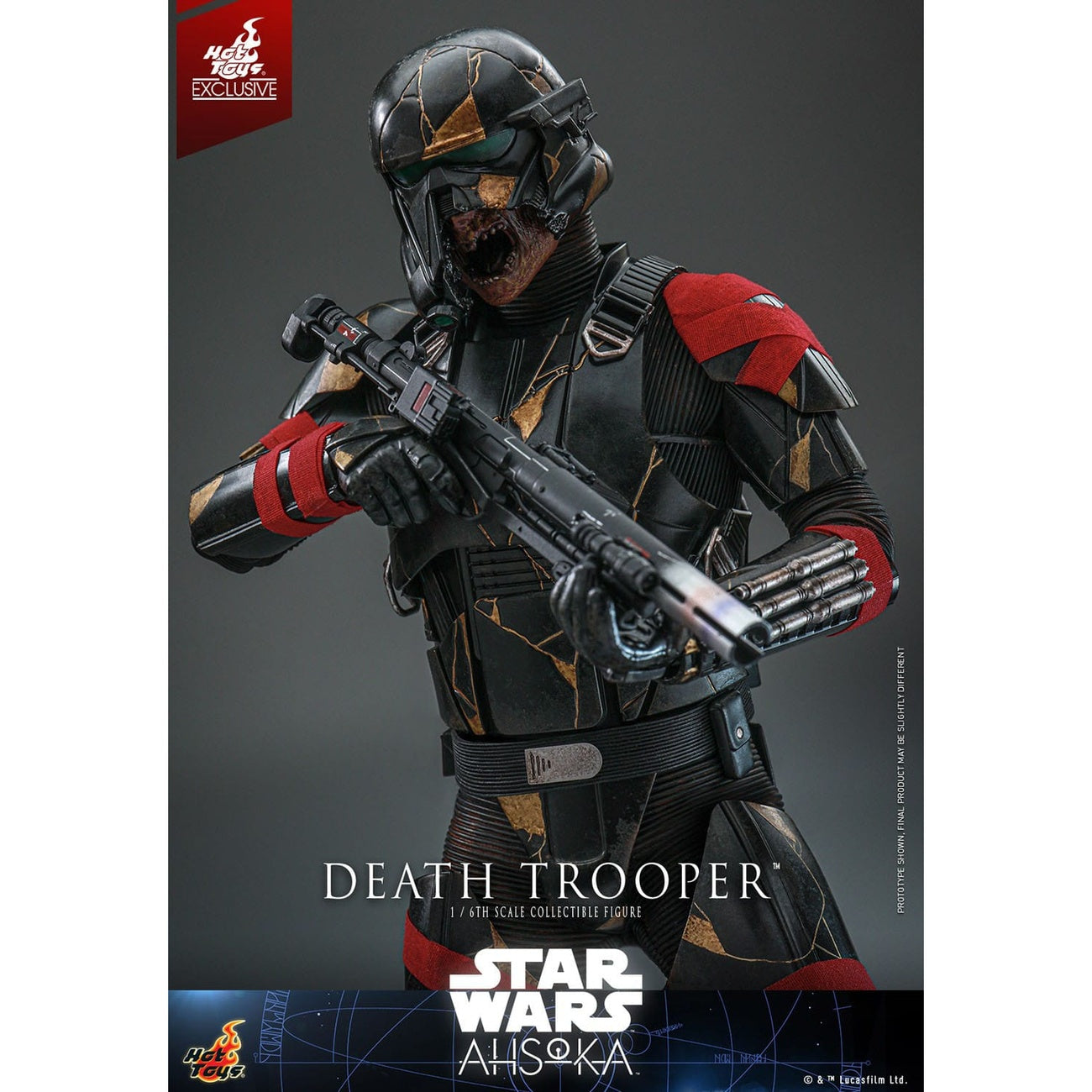 Produktbild Star Wars: Ahsoka Television Masterpiece Actionfigur 1/6 Death Trooper Hot Toys Exclusive 31 cm