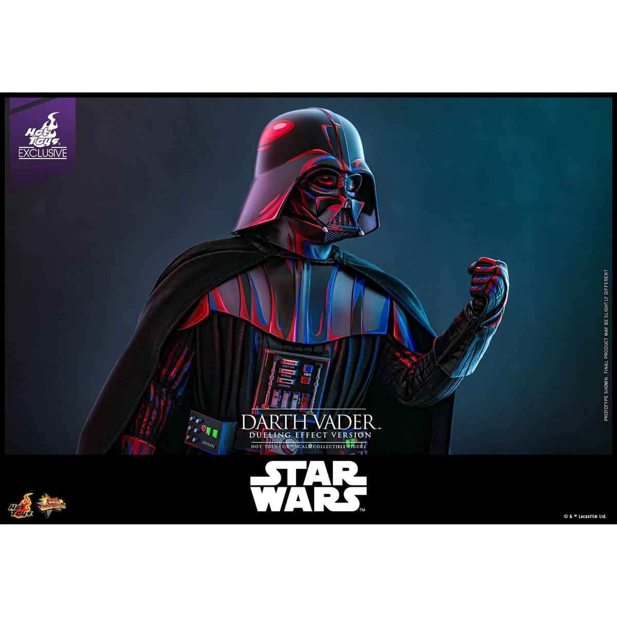 Produktbild Star Wars Movie Masterpiece Actionfigur 1/6 Darth Vader (Dueling Effect Version) Hot Toys Exclusive 35 cm