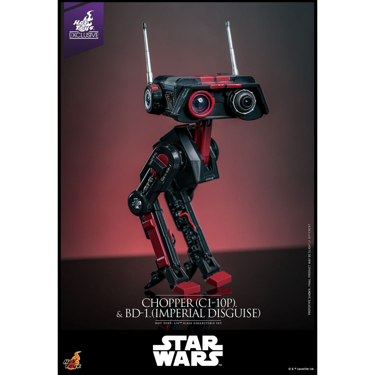 Produktbild Star Wars Actionfigur Set 1/6 Chopper (C1-10P™) & BD-1™ (Imperial Disguise) 18 cm & 8 cm