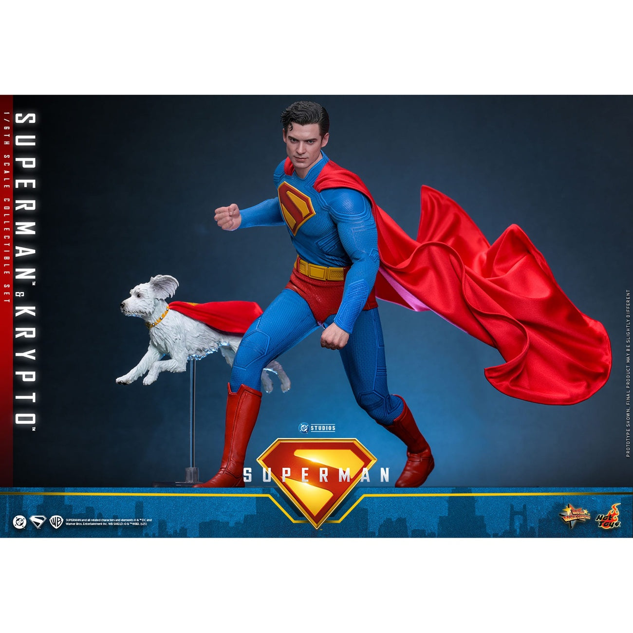 Produktbild Superman (2025) Movie Masterpiece Actionfigur 1/6 Superman & Krypto 33 cm