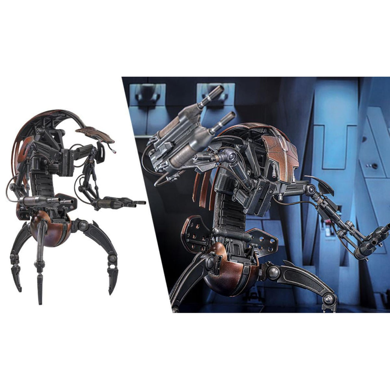 Produktbild Star Wars Episode I Movie Masterpiece Actionfigur 1/6 Droideka 27 cm