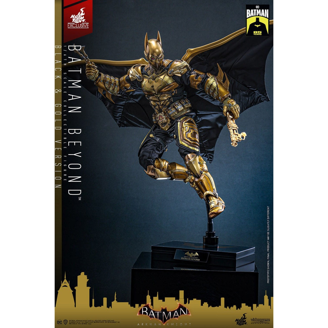 Produktbild Batman: Arkham Knight Videogame Masterpiece Actionfigur 1/6 Batman Beyond (Black & Gold Version) 32 cm