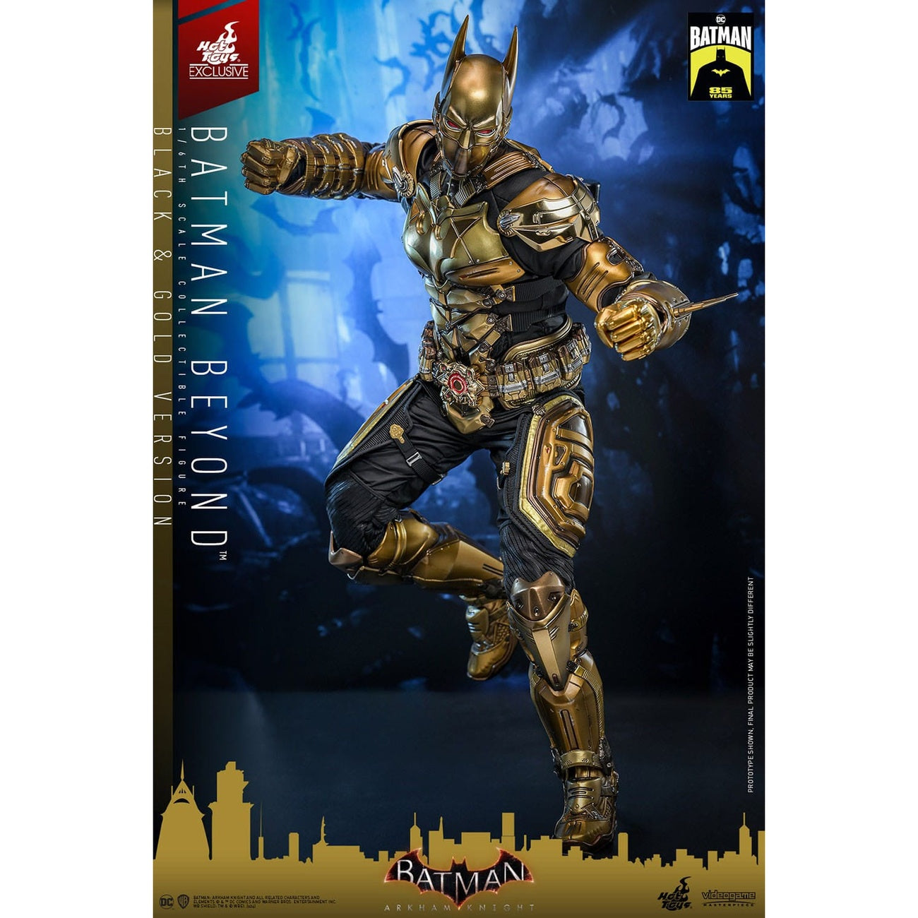 Produktbild Batman: Arkham Knight Videogame Masterpiece Actionfigur 1/6 Batman Beyond (Black & Gold Version) 32 cm