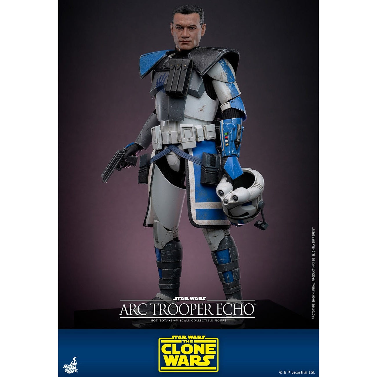 Produktbild Star Wars: The Clone Wars Actionfigur 1/6 Arc Trooper Echo 30 cm