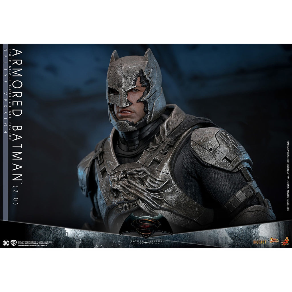 Produktbild Batman v Superman: Dawn of Justice Movie Masterpiece Actionfigur 1/6 Armored Batman 2.0 (Deluxe Version) 33 cm