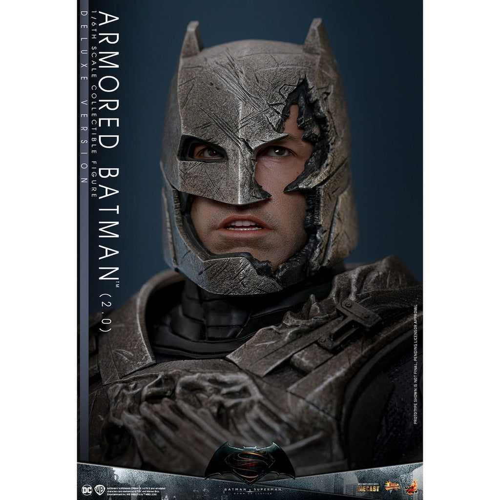 Produktbild Batman v Superman: Dawn of Justice Movie Masterpiece Actionfigur 1/6 Armored Batman 2.0 (Deluxe Version) 33 cm