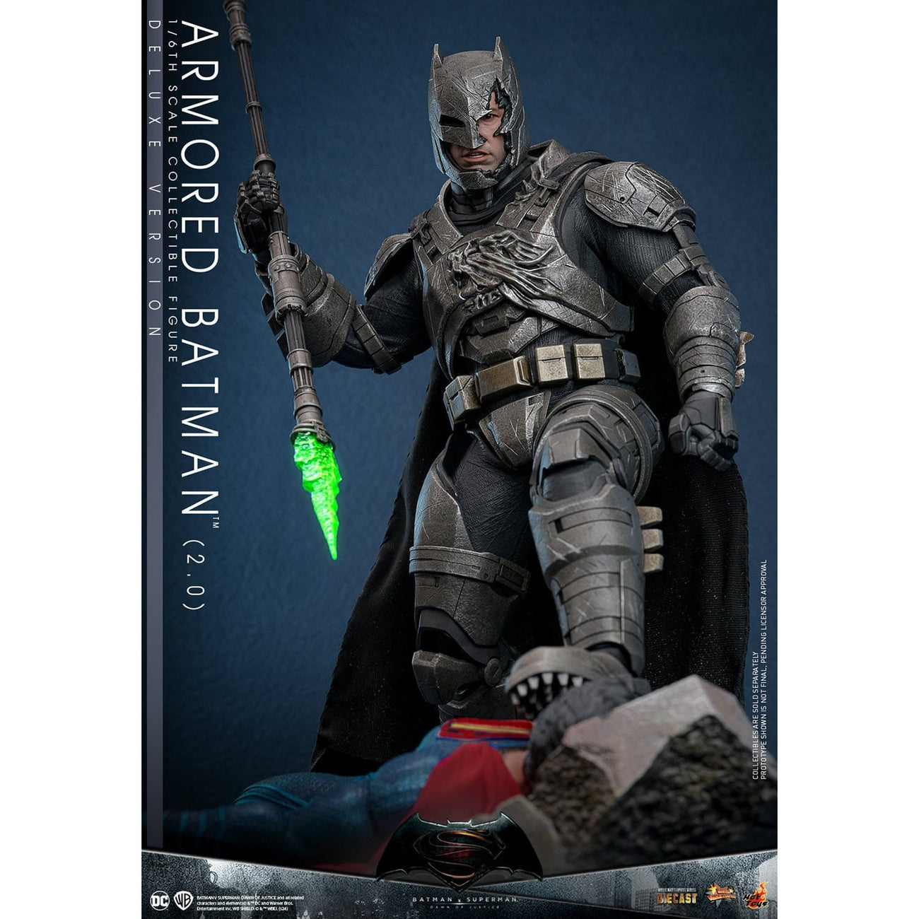 Produktbild Batman v Superman: Dawn of Justice Movie Masterpiece Actionfigur 1/6 Armored Batman 2.0 (Deluxe Version) 33 cm
