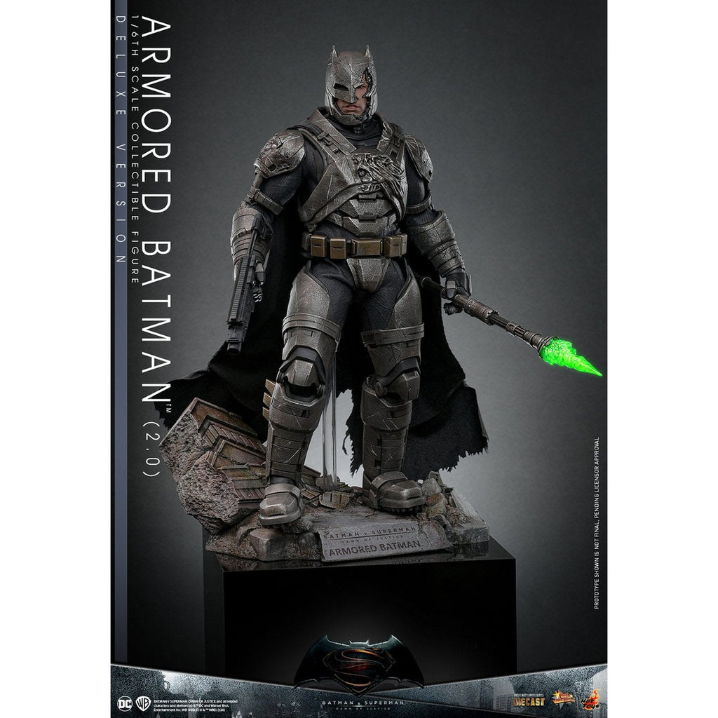 Produktbild Batman v Superman: Dawn of Justice Movie Masterpiece Actionfigur 1/6 Armored Batman 2.0 (Deluxe Version) 33 cm