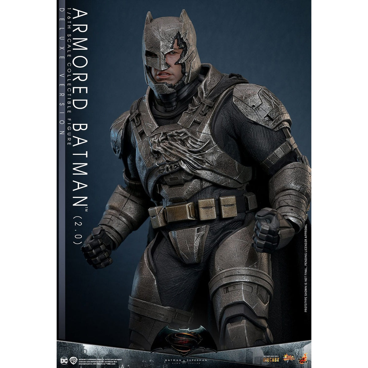 Produktbild Batman v Superman: Dawn of Justice Movie Masterpiece Actionfigur 1/6 Armored Batman 2.0 (Deluxe Version) 33 cm