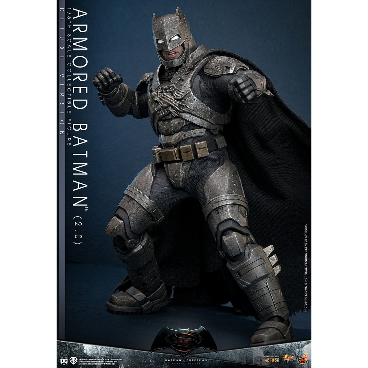 Produktbild Batman v Superman: Dawn of Justice Movie Masterpiece Actionfigur 1/6 Armored Batman 2.0 (Deluxe Version) 33 cm
