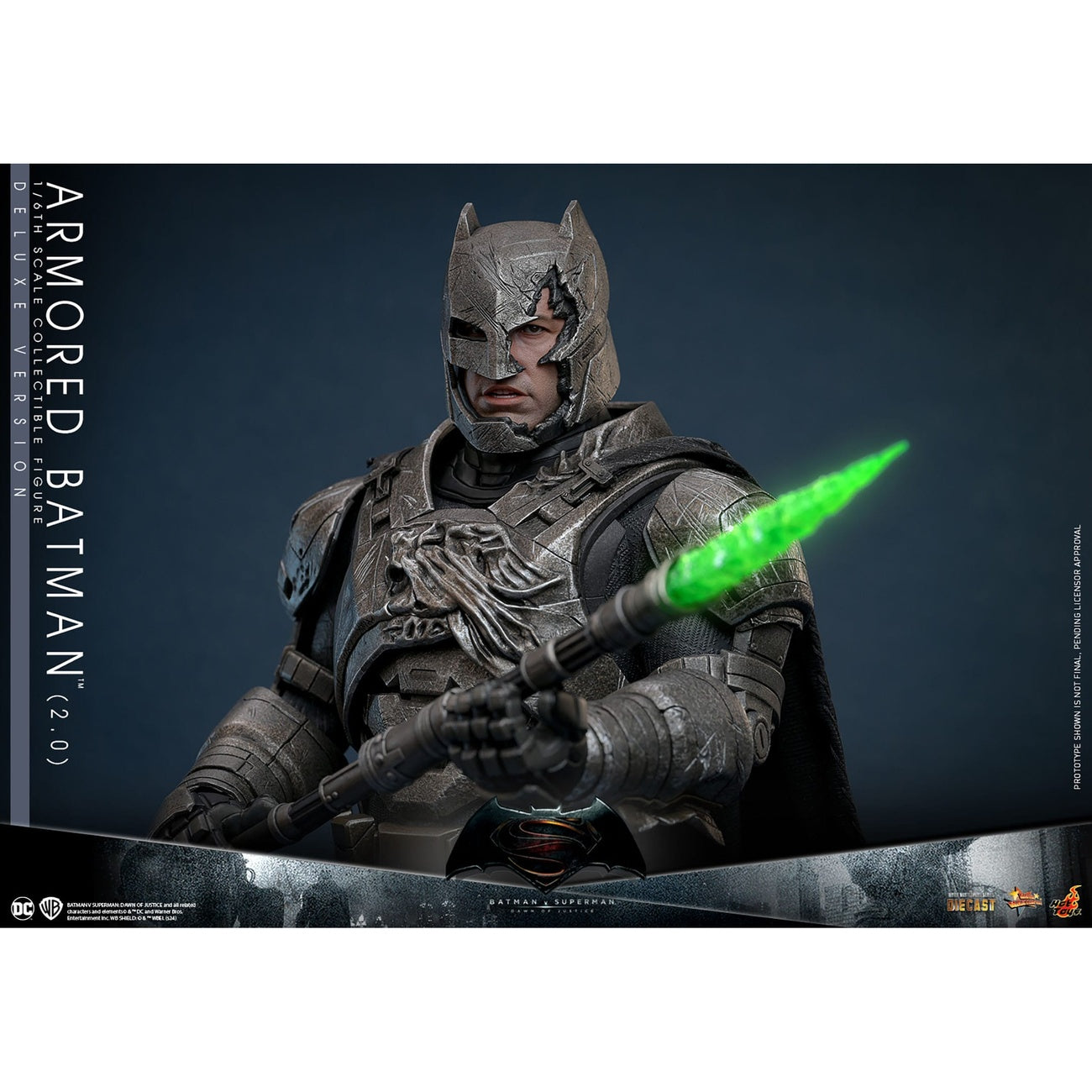 Produktbild Batman v Superman: Dawn of Justice Movie Masterpiece Actionfigur 1/6 Armored Batman 2.0 (Deluxe Version) 33 cm