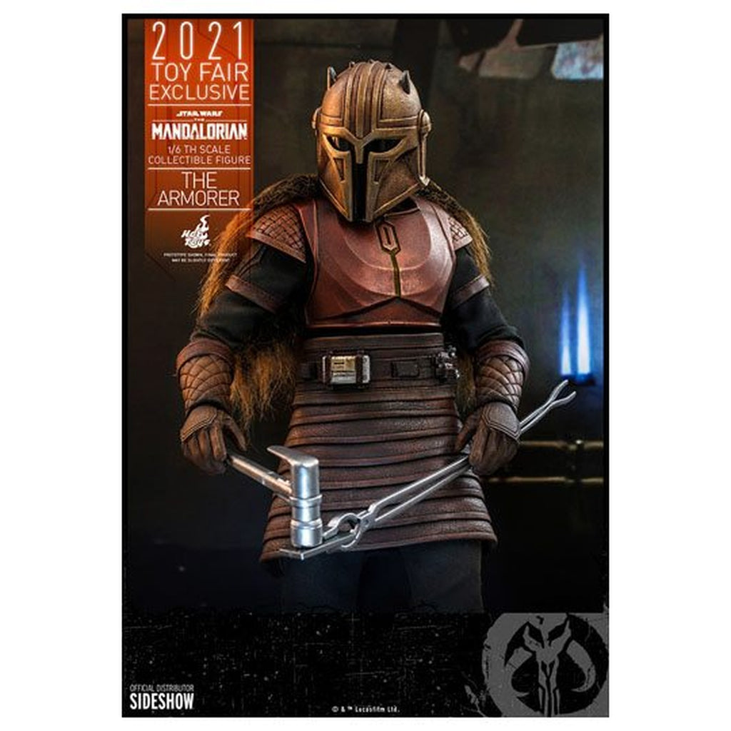 Produktbild Star Wars The Mandalorian Actionfigur 1/6 The Armorer 2021 Toy Fair Exclusive 29 cm