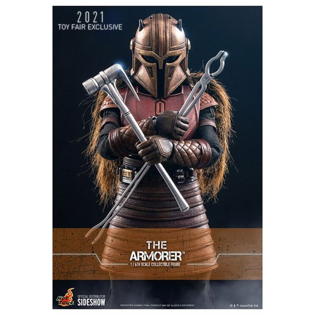 Produktbild Star Wars The Mandalorian Actionfigur 1/6 The Armorer 2021 Toy Fair Exclusive 29 cm