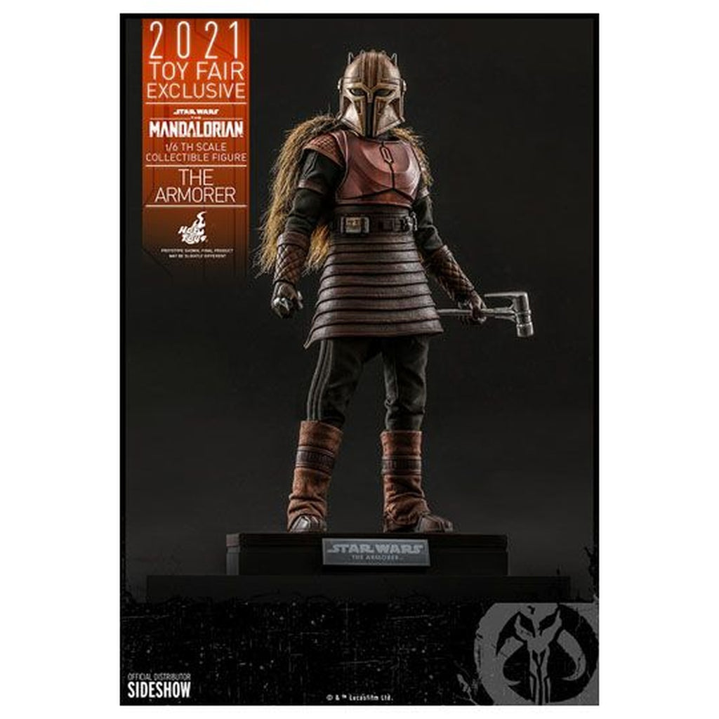Produktbild Star Wars The Mandalorian Actionfigur 1/6 The Armorer 2021 Toy Fair Exclusive 29 cm