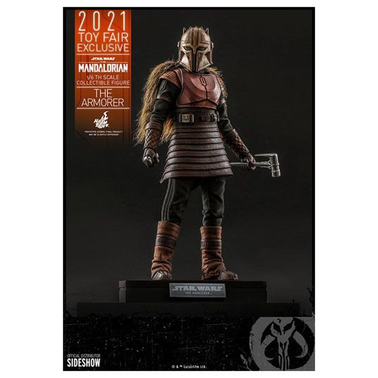 Produktbild Star Wars The Mandalorian Actionfigur 1/6 The Armorer 2021 Toy Fair Exclusive 29 cm