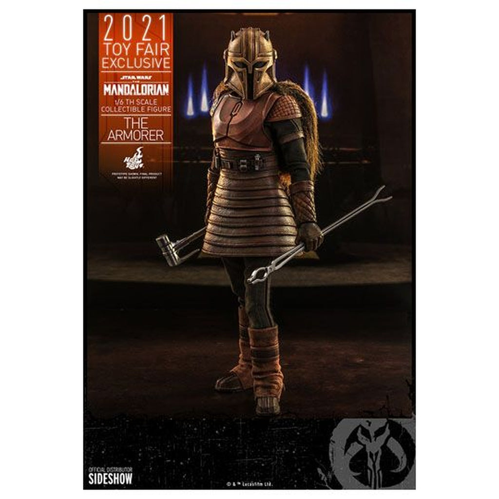 Produktbild Star Wars The Mandalorian Actionfigur 1/6 The Armorer 2021 Toy Fair Exclusive 29 cm