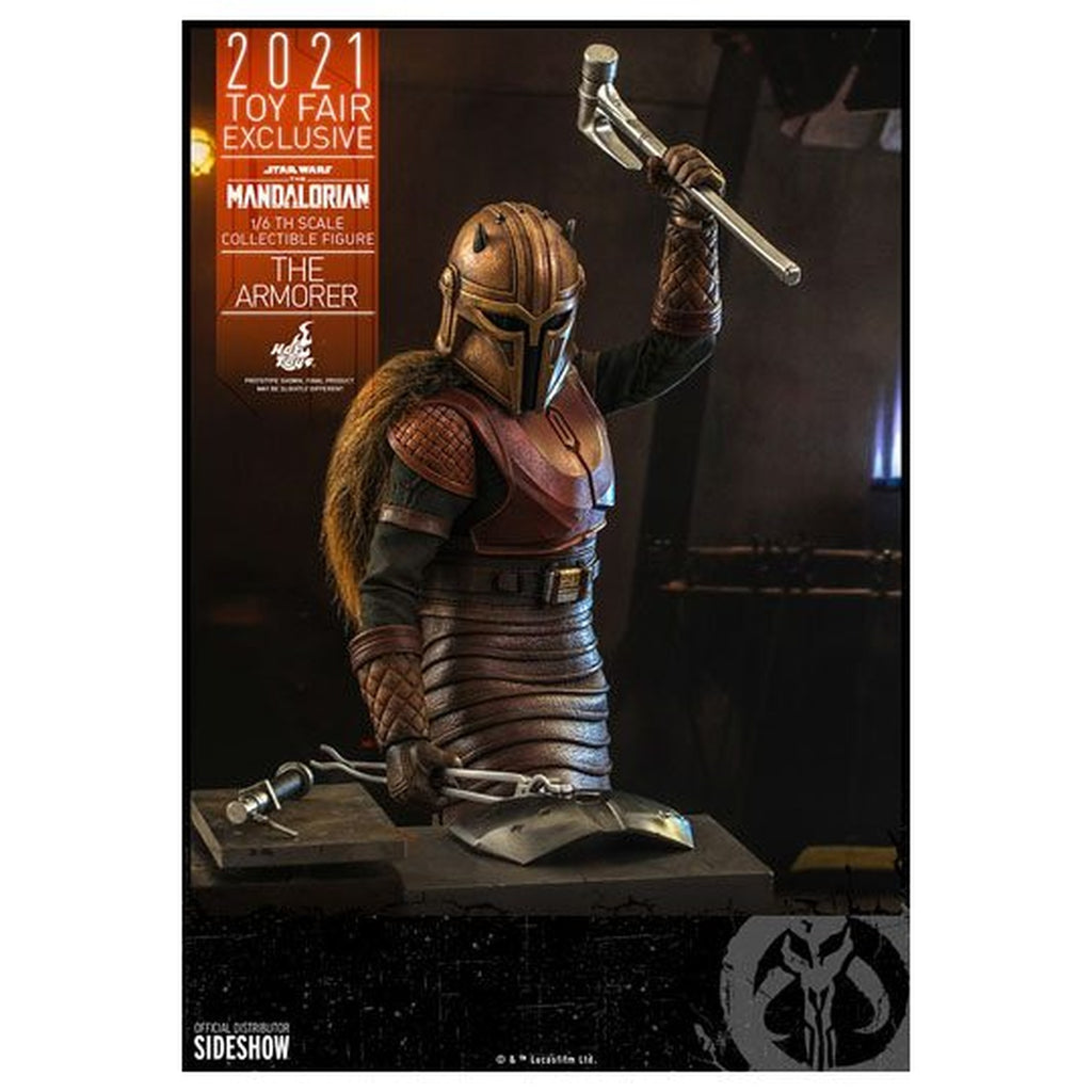 Produktbild Star Wars The Mandalorian Actionfigur 1/6 The Armorer 2021 Toy Fair Exclusive 29 cm
