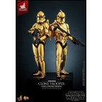 Produktbild Star Wars Actionfigur 1/6 Clone Trooper (Gold Chrome Version) Exclusive 30 cm