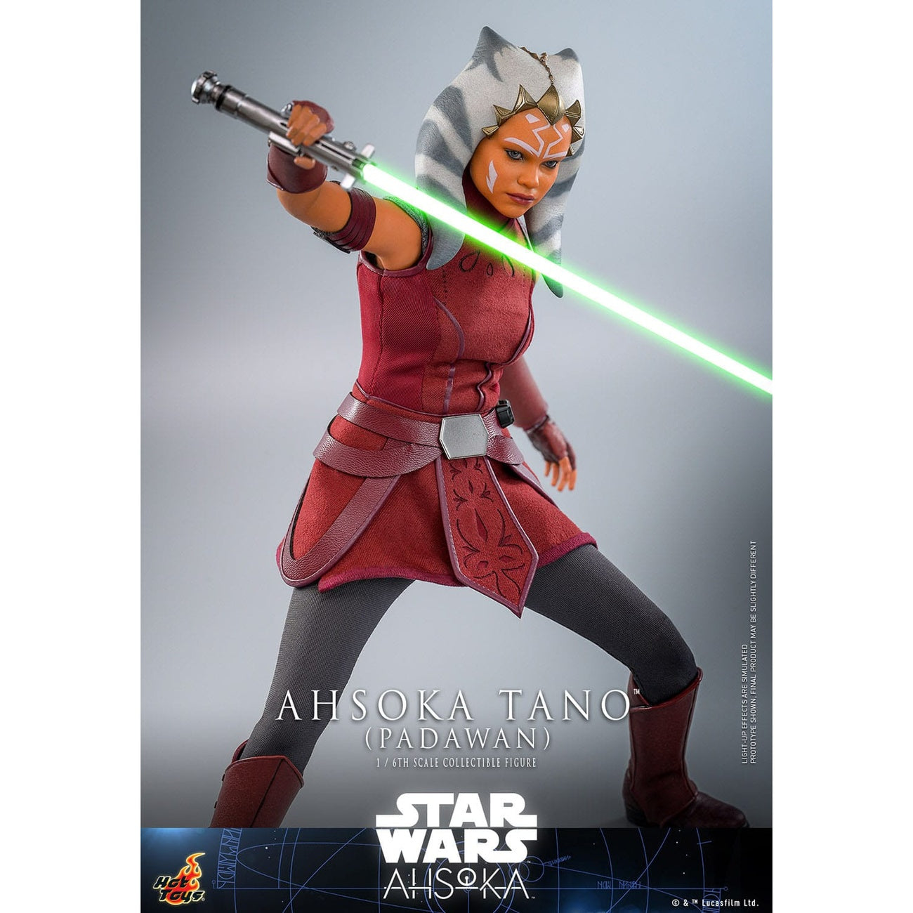 Produktbild Star Wars: Ahsoka Actionfigur 1/6 Ahsoka Tano (Padawan) 27 cm