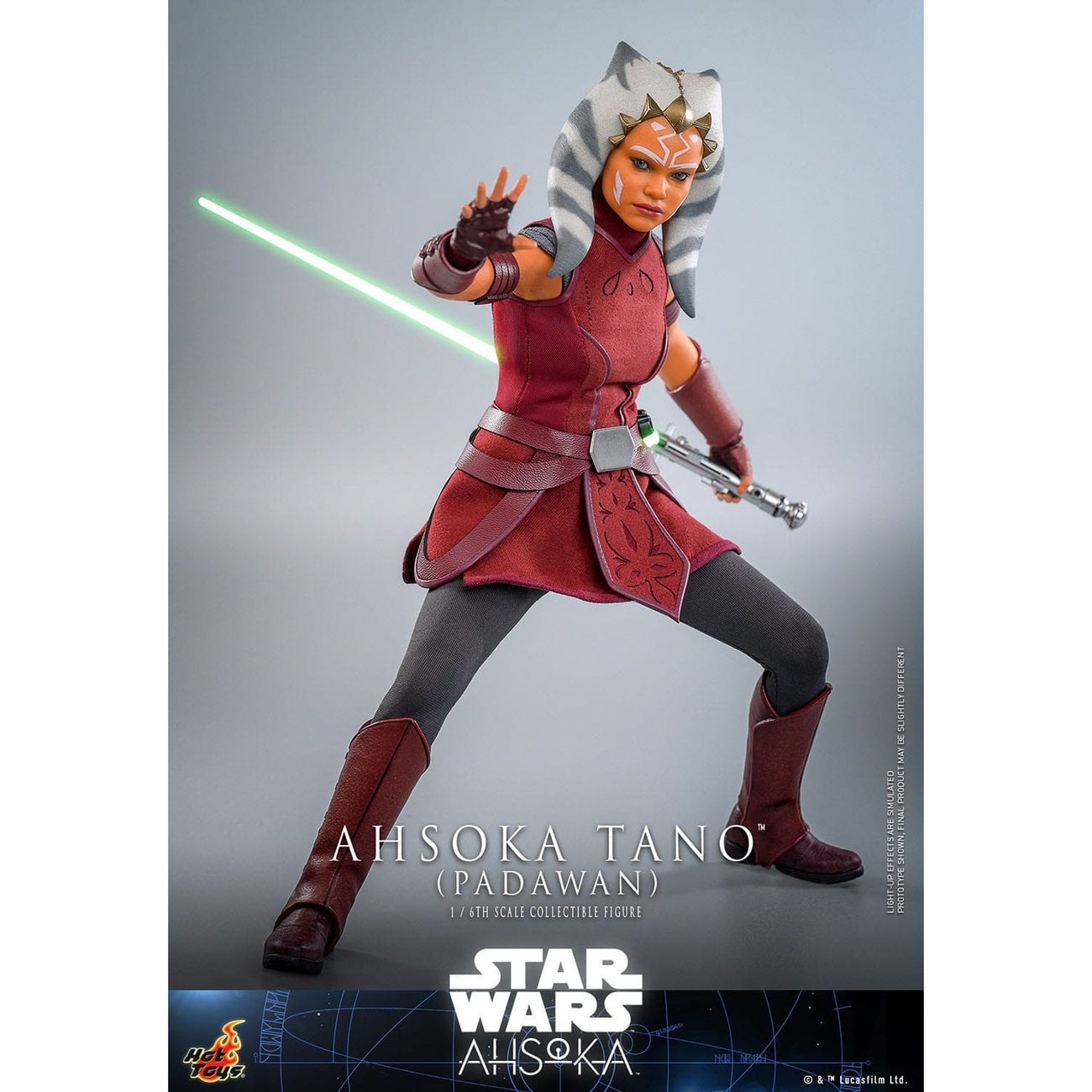 Produktbild Star Wars: Ahsoka Actionfigur 1/6 Ahsoka Tano (Padawan) 27 cm