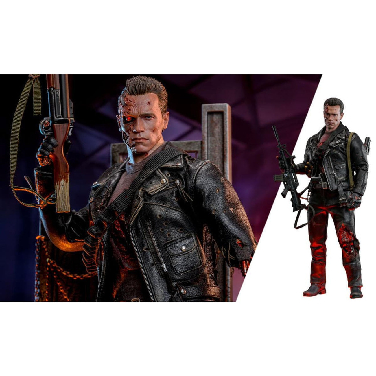 Product image Terminator 2 Movie Masterpiece Action Figure 1/6 T-800 Battle Damaged Version 2.0 32 cm