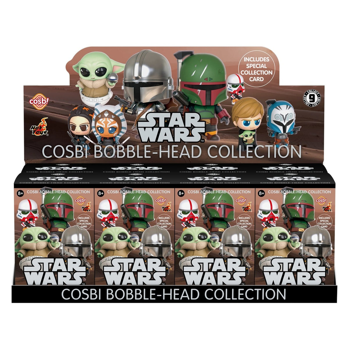 Produktbild Star Wars Cosbi Minifiguren Series 1 8 cm Blind Box Display (8)
