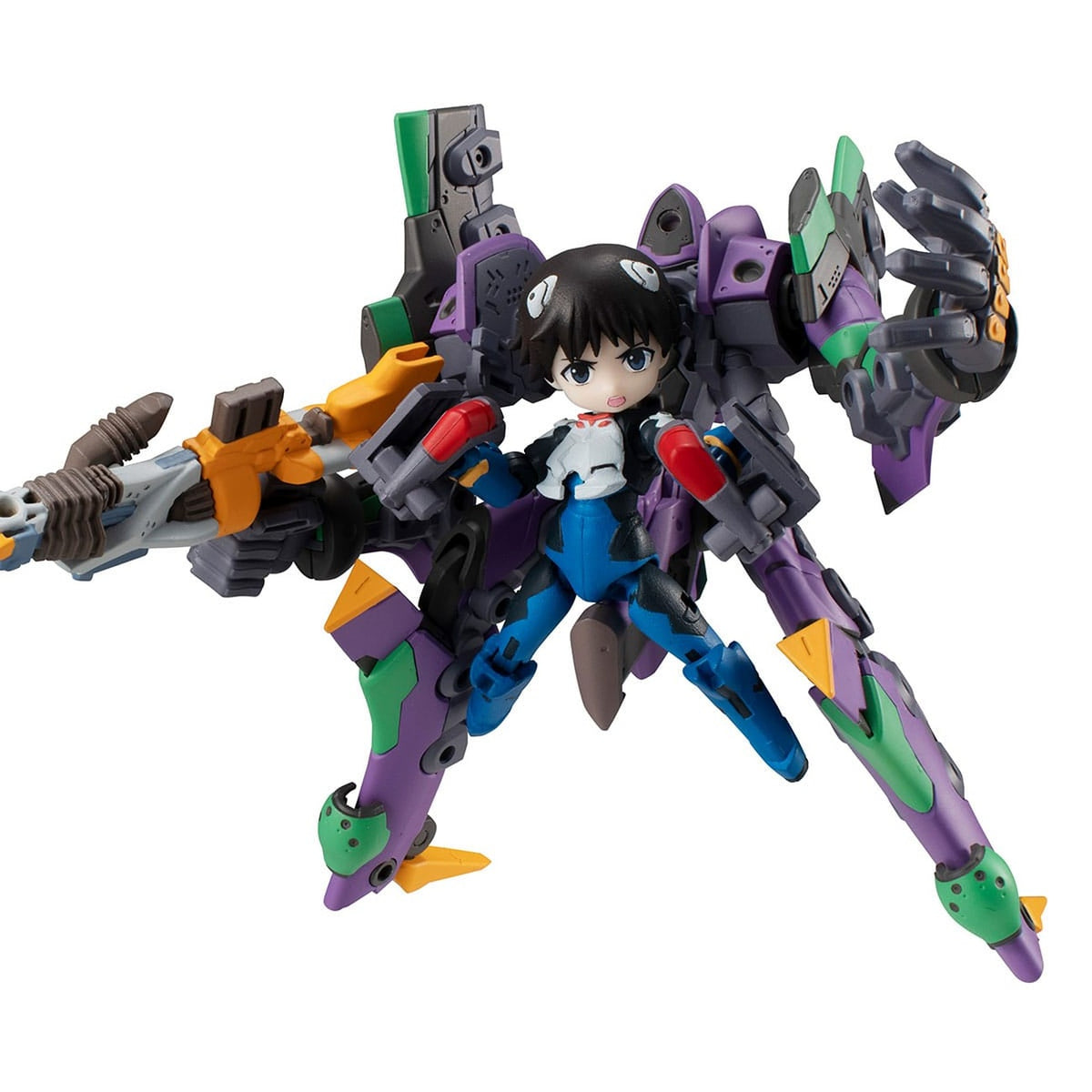 Produktbild Evangelion Desktop Army Actionfigur Shinji Ikari & Evangelion No. 1 New Theatrical Edition 15 cm