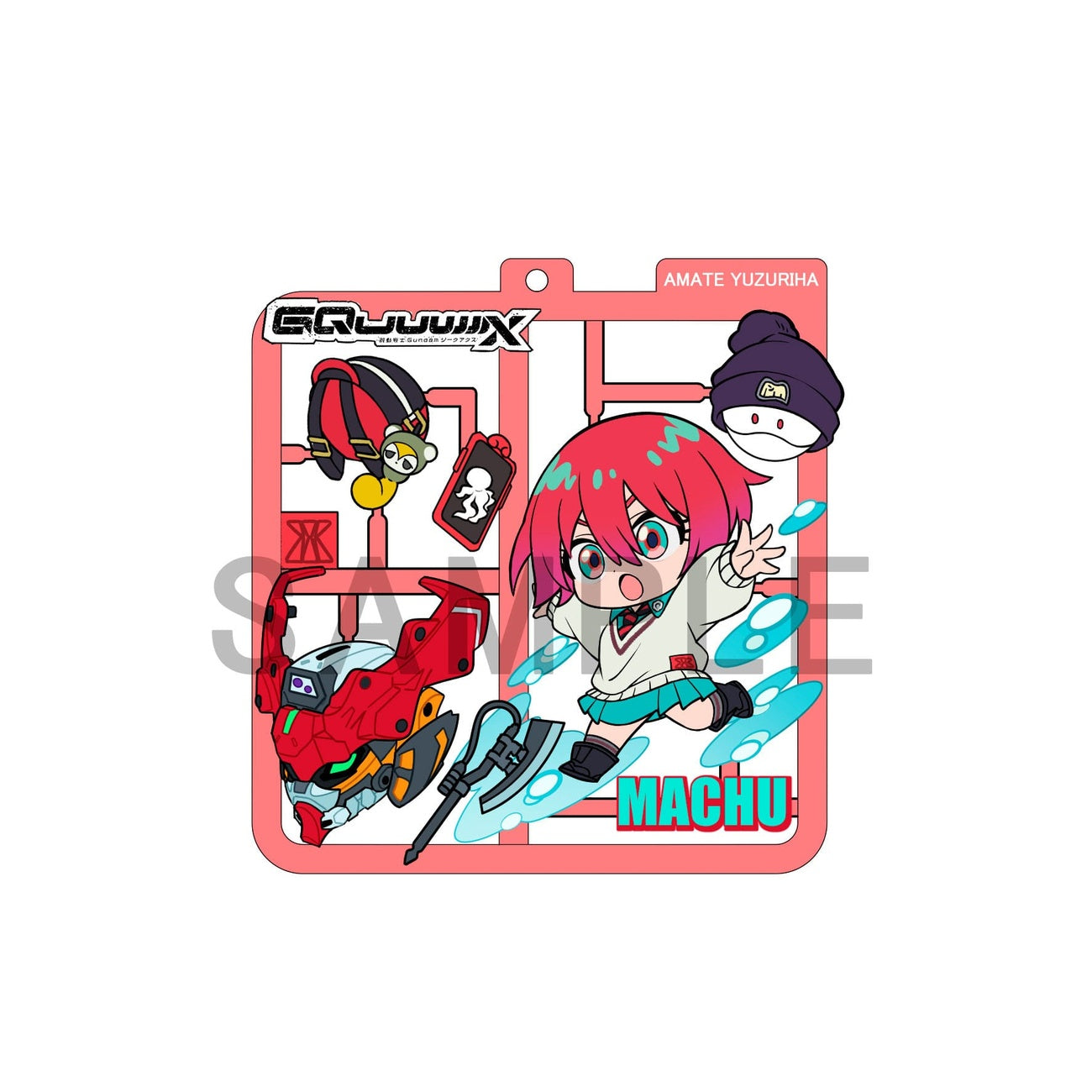 Produktbild Mobile Suit Gundam GQuuuuuuX Plat Collection Anhänger Sortiment (4)